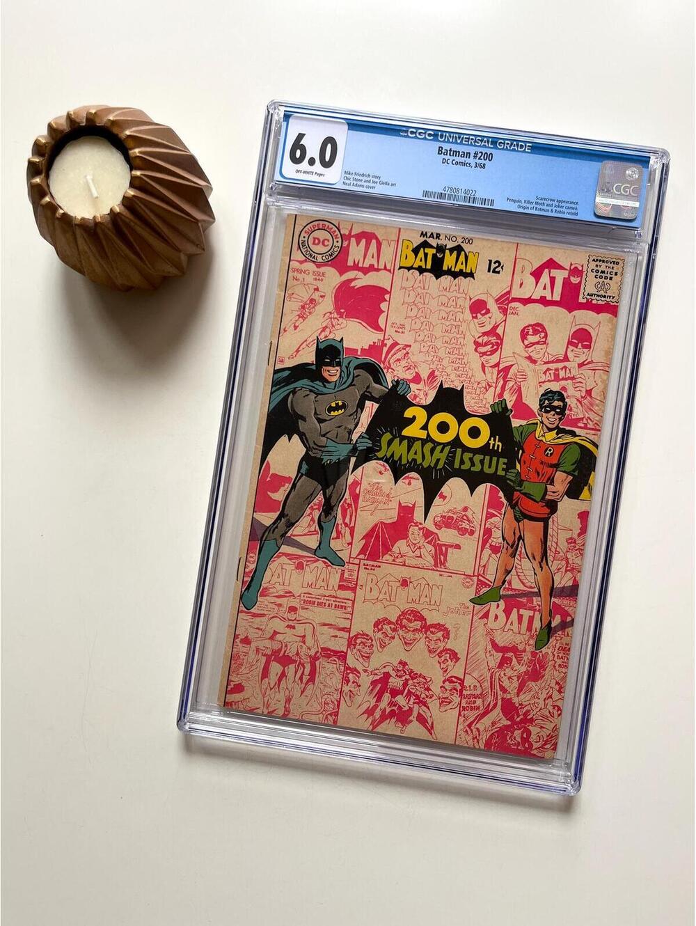 Batman #200 (1968) CGC 6.0 Graded Comic | 200th Issue | Neal Adams | Robin